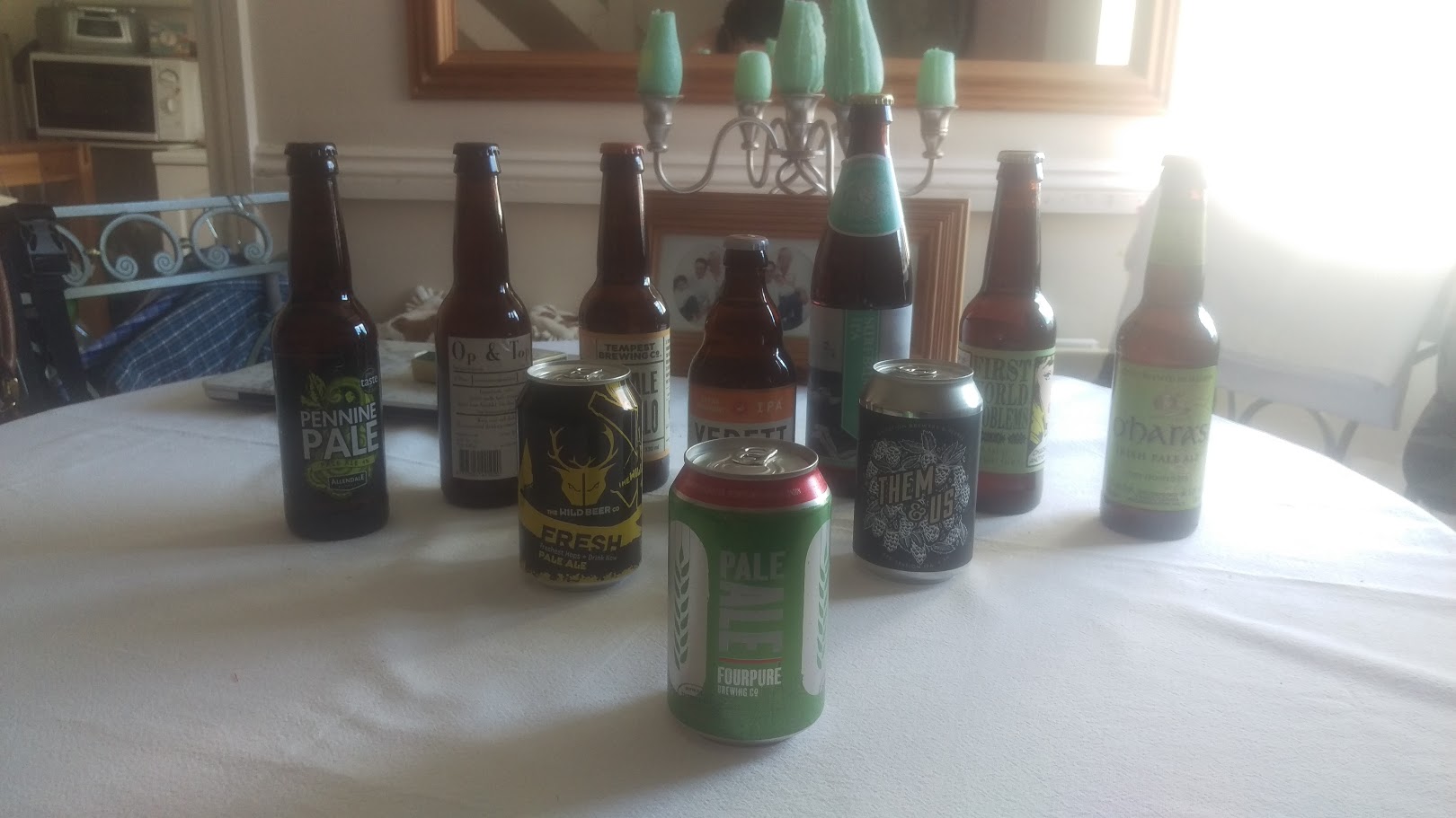 Beer line-up