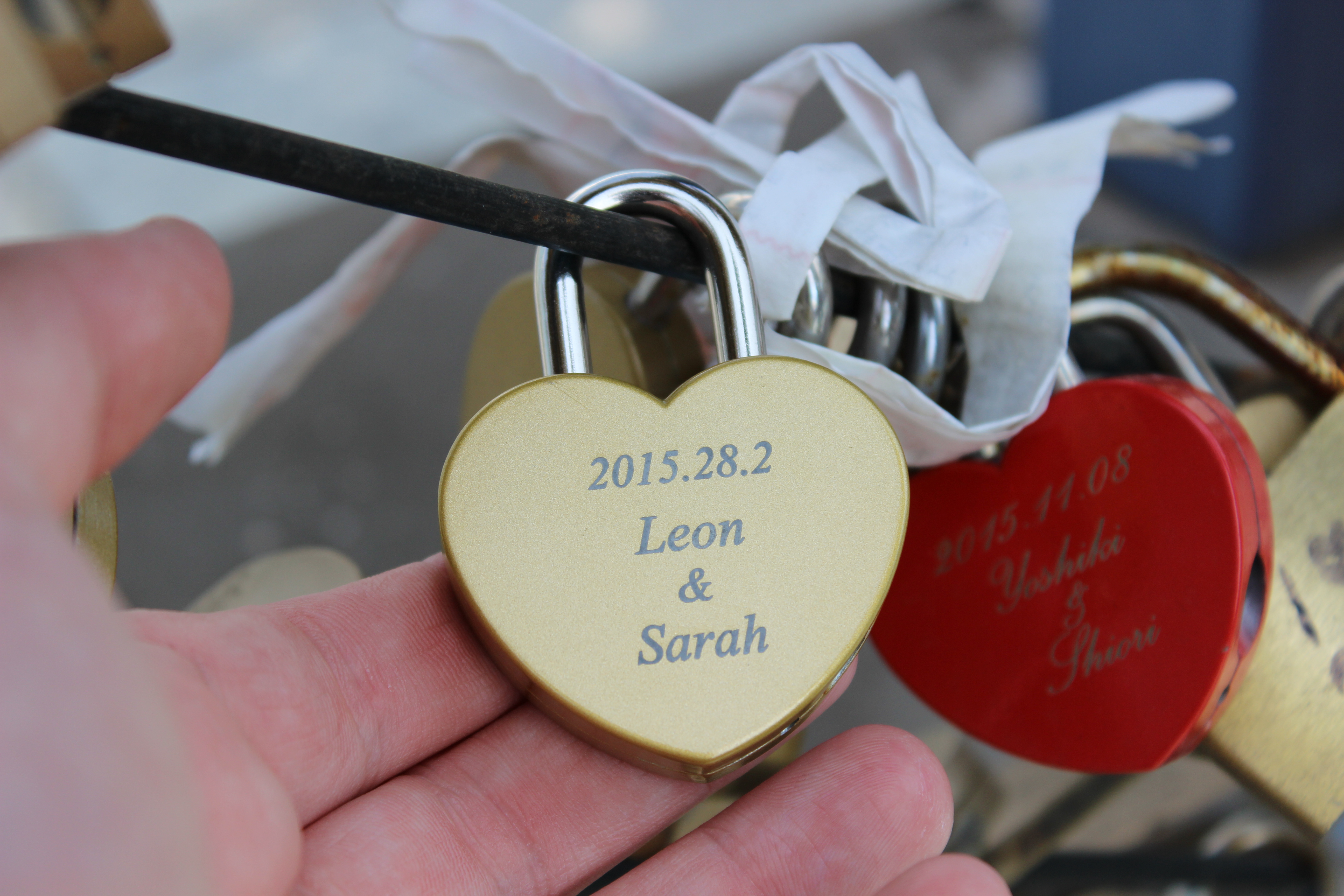 Love lock!