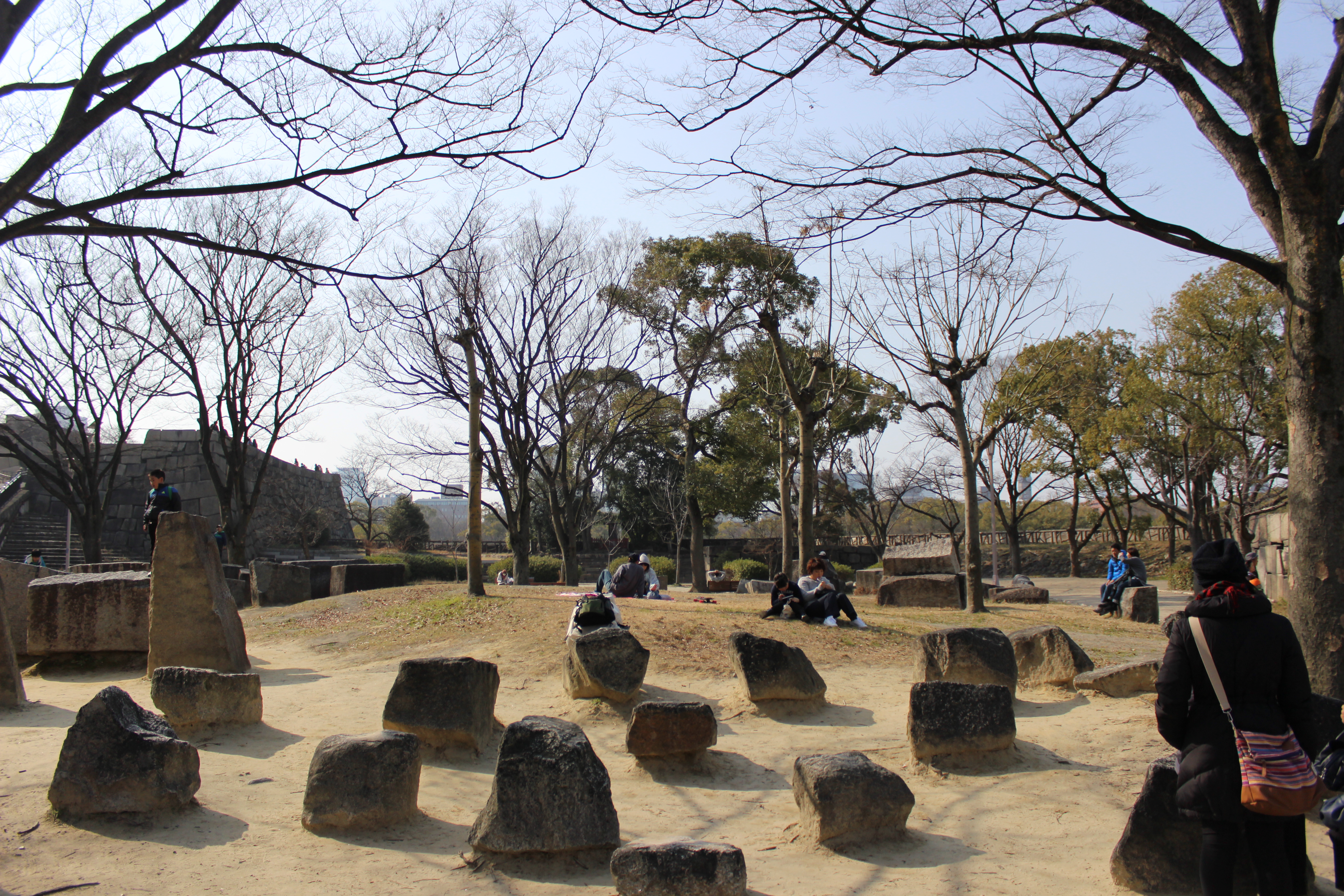 Osaka Castle garden
